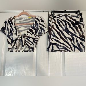 Bear Dance Zebra 2-piece set